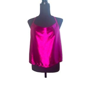 hot pink tank top | size M